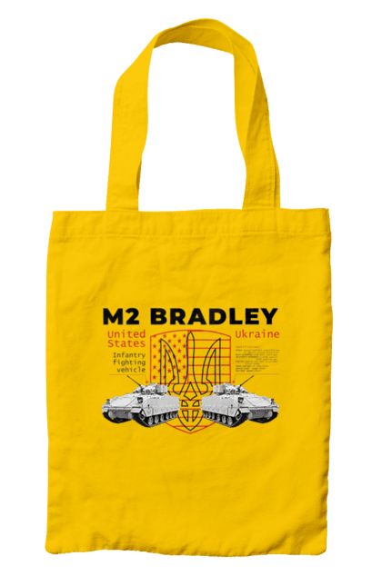 Сумка з принтом "M2 Bradley". F16, m2 bradley, nasams, zuzana, гаубиця, два герби, залужний, сюзанна. 2070702