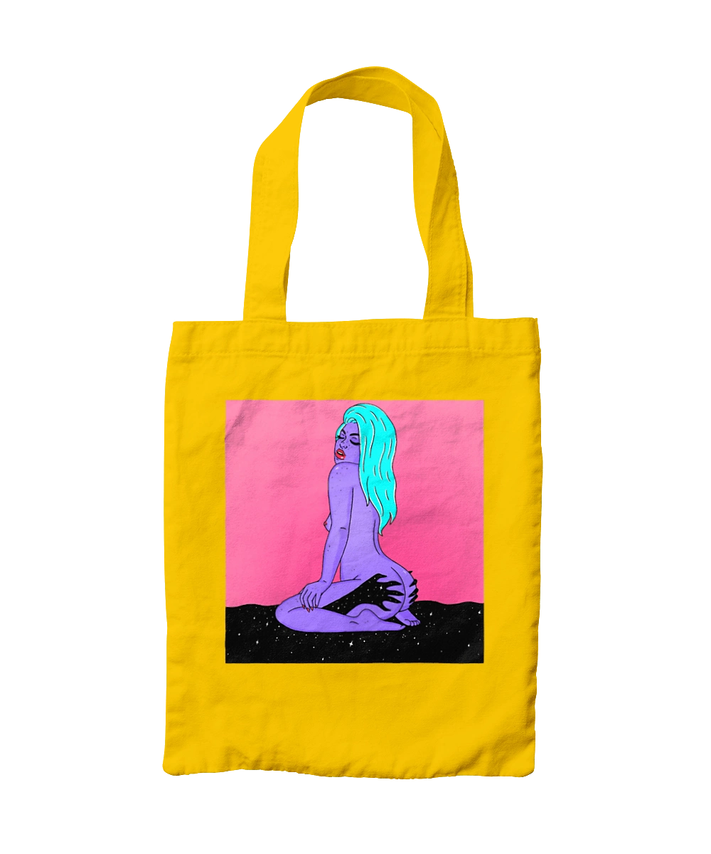 Purple Girl In Hands