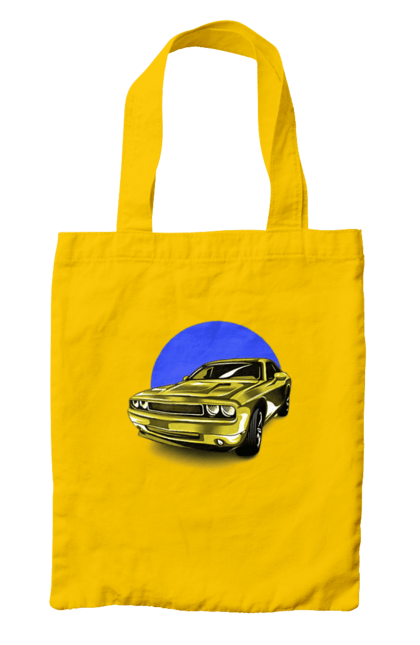 Сумка з принтом "Український спорткар". Авто, додж челенджер, маслкар, машина, потужне авто, спорткар, український спорткар, швидкість. 2070702