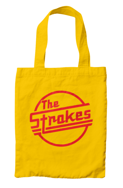 Сумка с принтом The Strokes. Strokes, альтернативный рок, гаражный рок, группа, инди, инди-рок, музыка, постпанк-ривайвл, рок. 2070702