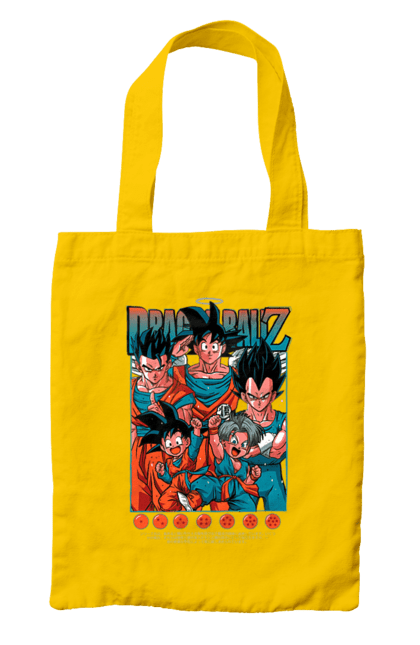 Сумка с принтом Жемчуг дракона. Anime, dragon ball, goku, manga, vegeta, аниме, вегета, гоку, жемчуг дракона, манга. 2070702