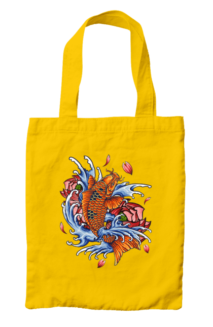 Сумка з принтом "Риба і хвилі". Ryba, квітка, хвиля. 2070702