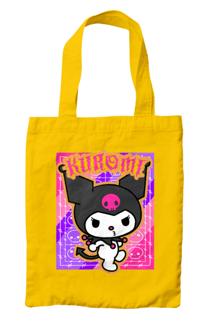 Bag with prints Hello Kitty Kuromi. Anime, character, hello kitty, kuromi, my melody, sanrio. 2070702