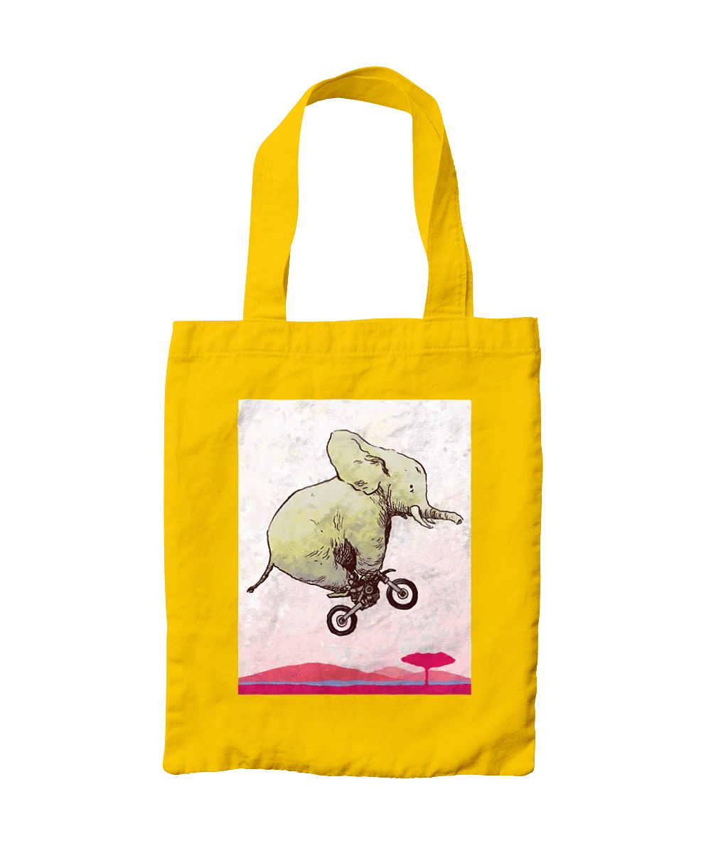 Elephant On A Motorcycle