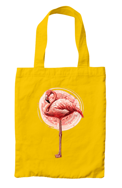 Bag with prints Flamingo Art. Animal, flamingo, pink flamingo. 2070702