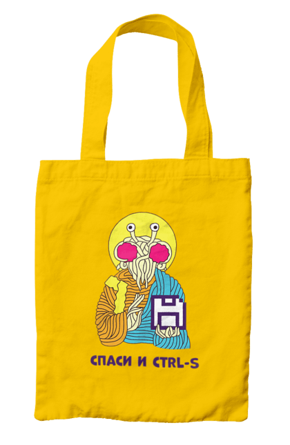 Сумка з принтом "Врятуй та ctrl+s". It, врятуй та ctrl+s, гумор, іржака, кек, лол, мем, прикол, програміст, радість, сміх. 2070702