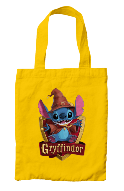 Сумка з принтом "Стіч Ґрифіндор". Gryffindor, harry potter, hogwarts, stich, гаррі поттер, грифіндор, стіч, факультет, франшиза, хогвартс. 2070702