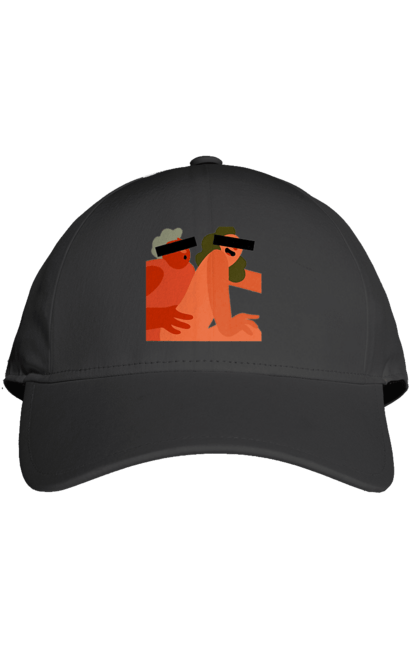 Кепка с принтом Любовь и скрытая камера. Prikol, smex, дружба, жвачка, любов, мир, нас не узнают, секс, скрытая камера, юмор. 2070702