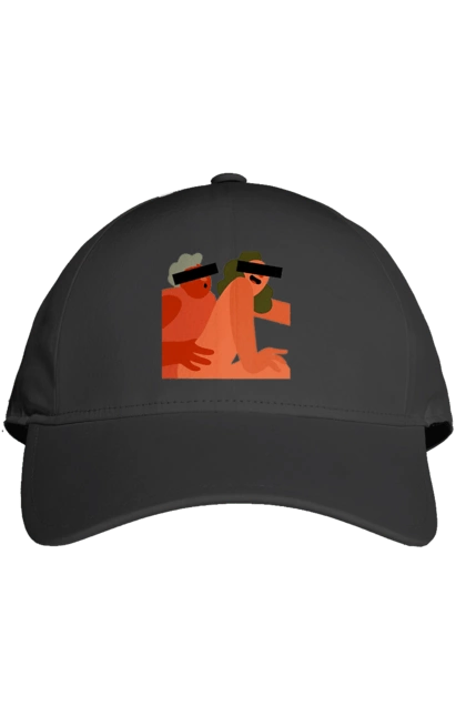 Кепка с принтом Любовь и скрытая камера. Prikol, smex, дружба, жвачка, любов, мир, нас не узнают, секс, скрытая камера, юмор. 2070702