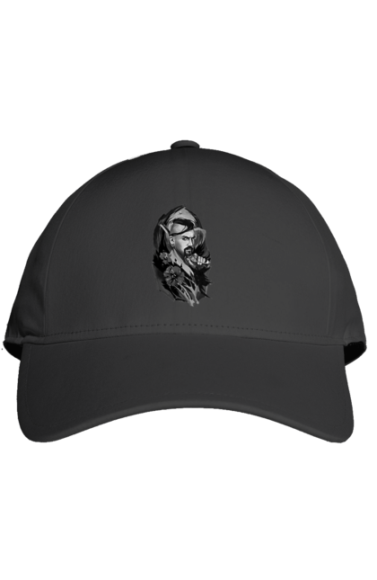 Кепка з принтом "Козак". Вуса, квітки, козак, пістолет, справжній українець, чуб. 2070702