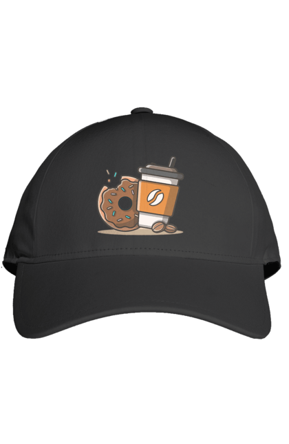 Кепка с принтом Еда программиста. Angular, c, css, html, it, javascript, jquery, php, programmer, python, react, svelt, vue, айти, айтишник, код, кодировать, кодить, прогер, программист, программисты, ты ж, ты же, ты же программист, тыж, тыж программист, юмор. 2070702