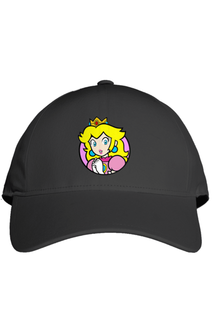 Cap with prints Mario Bros. Princess Peach. Character, game, mario, mario bros, nintendo, princess peach, super mario bros. 2070702