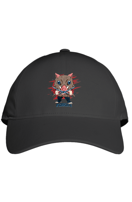 Cap with prints Demon Slayer Inosuke. Anime, demon slayer, inosuke, inosuke hashibira, kimetsu no yaiba, manga. 2070702