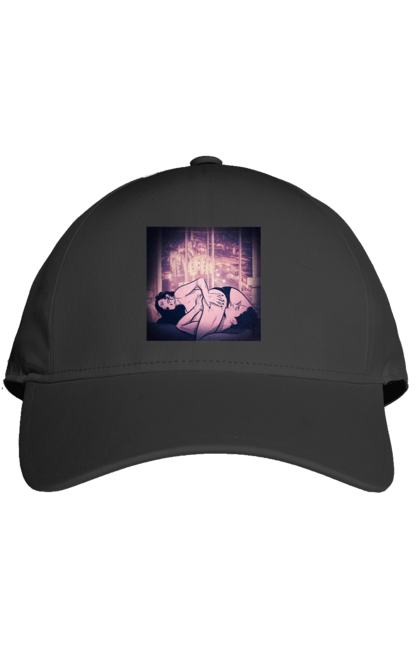 Кепка з принтом "Дорослі Ігри На Тлі Міста". Гола, кохання, лизати, трусики. 2070702