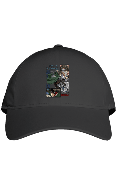 Cap with prints Attack on Titan Levi. Ackerman, anime, attack on titan, levi, manga, shingeki no kyojin, survey corps. 2070702