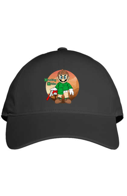 Cap with prints Breaking Bad Mario. Breaking bad, character, game, mario, mario bros, nintendo, super mario bros. 2070702