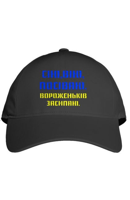 Кепка з принтом "Геть путло!!!". Ганьба, героям слава, геть, путін, слава україні. 2070702