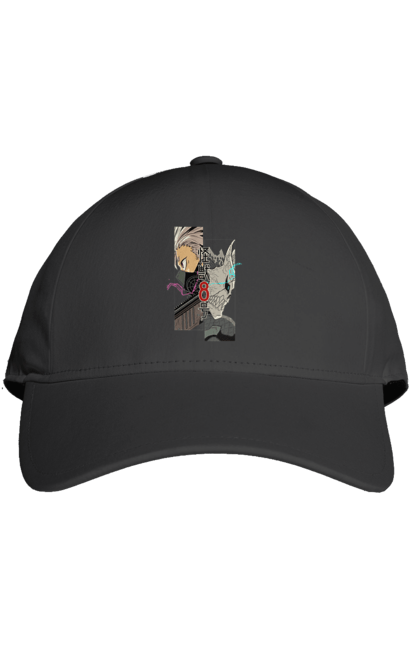 Cap with prints Kaiju № 8 Gen Narumi. Anime, gen narumi, kaiju, kaiju 8, kaiju № 8, manga. 2070702