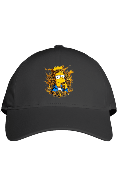 Cap with prints Bart Simpson Versace. Bart, cartoon, serial, simpson, versace. 2070702