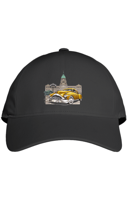 Кепка з принтом "Автомобіль та архітектура модерн". Автомобіль, архітектура, модерн. 2070702