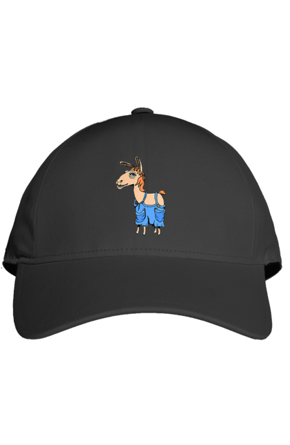 Кепка з принтом "Лама В Комбінезоні". Комбінезон, лама. 2070702