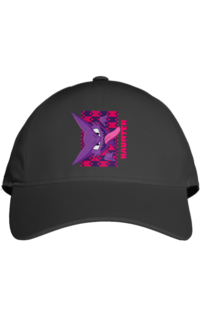 Cap with prints Haunter. Anime, games, haunter, nintendo, pokemon, pokemon go. 2070702