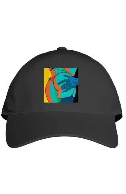 Кепка з принтом "Жіноча Попа В Чоловічих Руках". Гола, жопа, ляпас. 2070702