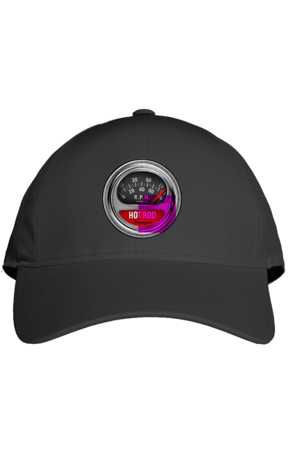 Кепка з принтом "Hot rod". Байк, байкер, байкер клуб, брат, брати, брутал, гарячий асфальт, гарячий кінь, гарячий стрижень, дорога 50, дорога 66, дорога 80, дороги америки, дороги україни, жага швидкості, клуб байкерів, мотоцикл, мотоцикліст, справжній чоловік, чувак, швидкість. 2070702