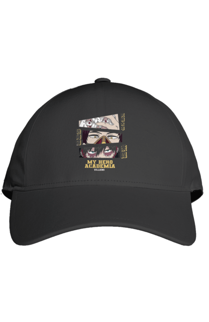 Cap with prints My Hero Academia League of Villains. Anime, dabi, kai, league of villains, manga, my hero academia, my hero academy, tomura. 2070702