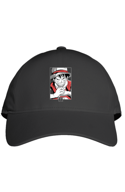 Cap with prints One Piece Luffy. Anime, luffy, manga, monkey de luffy, one piece, pirates. 2070702