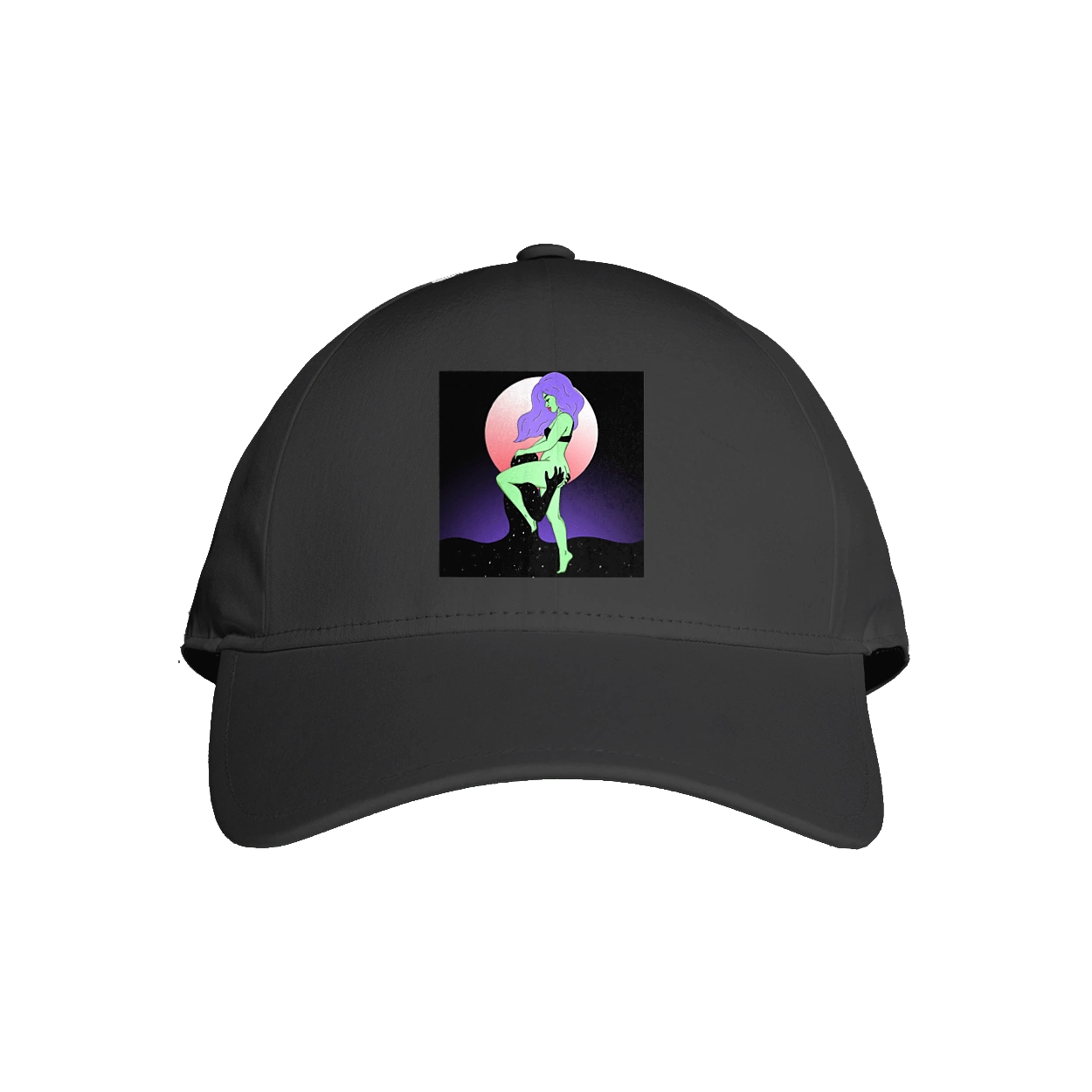 Зелена Дівчина І Місяць