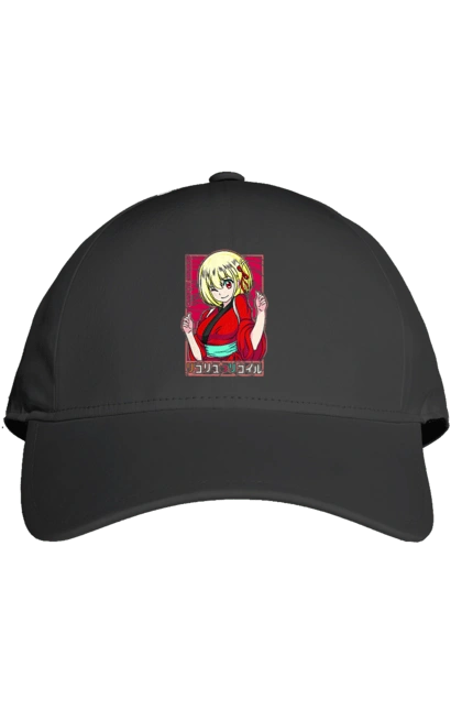 Cap with prints Lycoris Recoil Chisato Nishikigi. Agent, anime, chisato nishikigi, lycoris recoil, manga. 2070702