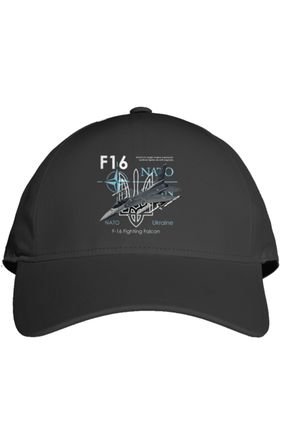 Кепка з принтом "F16". F16, nasams, zuzana, гаубиця, два герби, залужний, сюзанна. 2070702