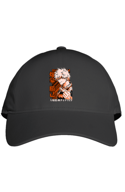 Кепка з принтом "Моя академія героїв Бакуго". Bakugo, katsuki, katsuki bakugo, my hero academia, академія юей, аніме, бакуго, кацукі бакуго, манга, моя геройська академія. 2070702