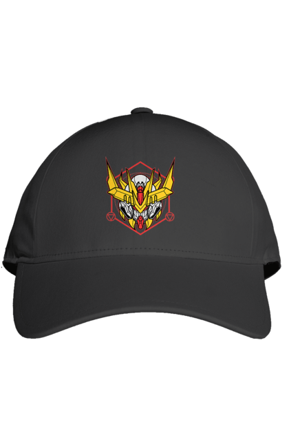 Cap with prints Gundam Barbatos Lupus Rex. Anime, asw g 08, barbatos lupus rex, game, gundam, manga, robot, video game, war. 2070702