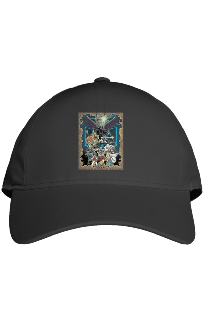 Кепка з принтом "Легенда вокс машина". Вокс, вокс машина, машина, мультсериал, приключения, сериал, фентезі. 2070702