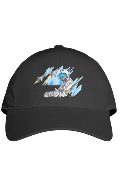 Кепка з принтом "Слава збройним силам України". День захисника, день захистиць, марка, подяка, слава зсу, укрпошта. 2070702