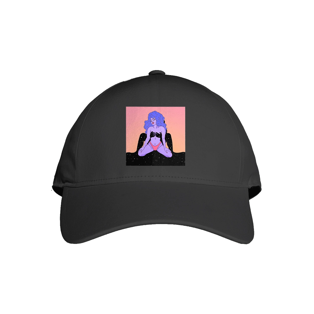 Фіолетова Дівчина В Трусиках