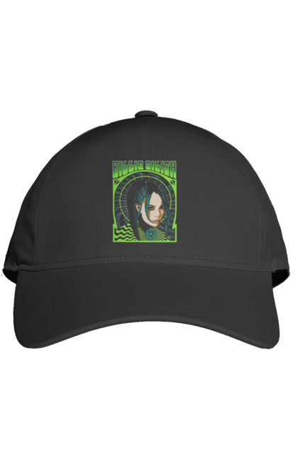 Кепка з принтом "Біллі Айліш". Billie eilish, виконавець, електропоп, інді поп, музика, піп, співачка. 2070702