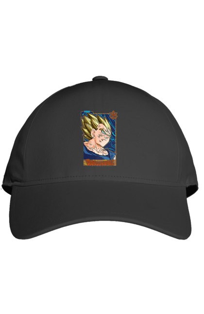 Кепка з принтом "Перли дракона Вегета". Anime, dragon ball, goku, majin vegeta, manga, vegeta, аніме, вегета, манга, перли дракона. 2070702