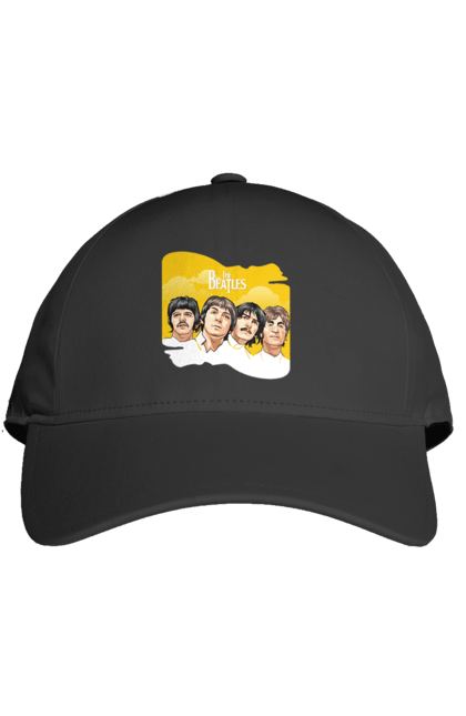 Cap with prints The Beatles. Beatles, george harrison, john lennon, liverpool four, music, paul mccartney, ringo starr. 2070702