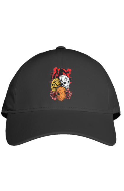 Cap with prints Naruto Obito Uchiha. Anime, character, manga, naruto, ninja, obito, obito uchiha, tv series, uchiha. 2070702