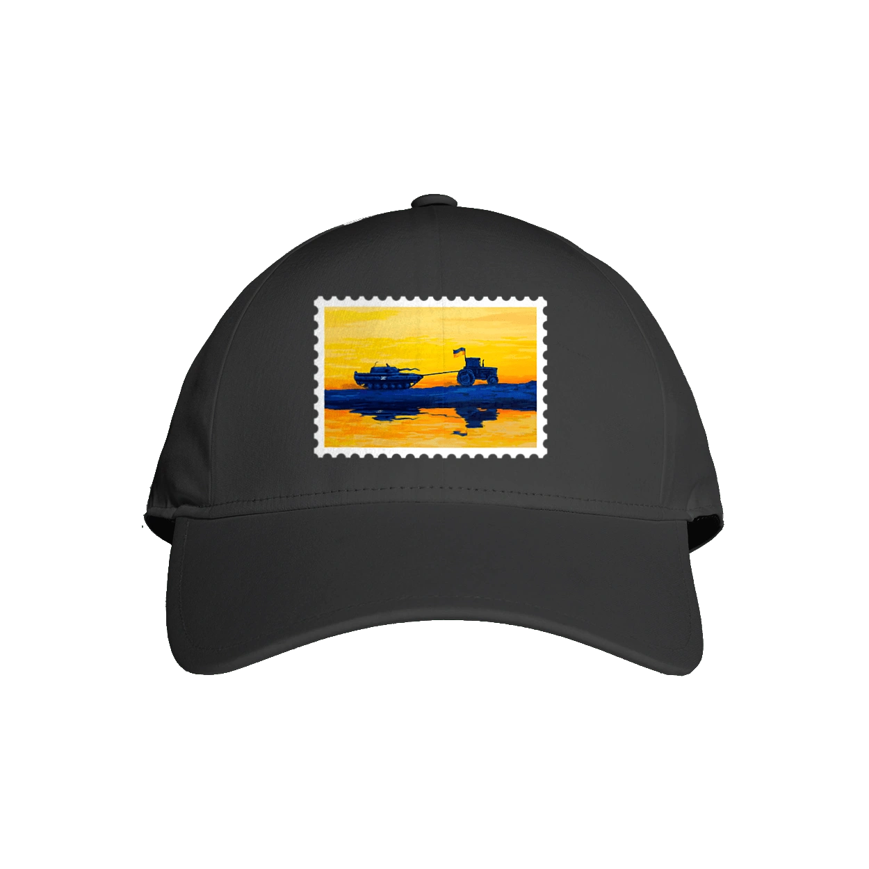 New brand, tractor pulling tank