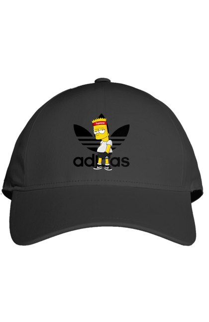 Кепка з принтом "Adidas Барт". Adidas, bart, адідас, барт, мультфільм, серіал, сімпсон. 2070702