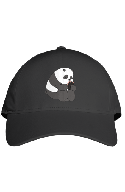 Кепка з принтом "Панда". Panda, медведь, мишка, панда. CustomPrint.market