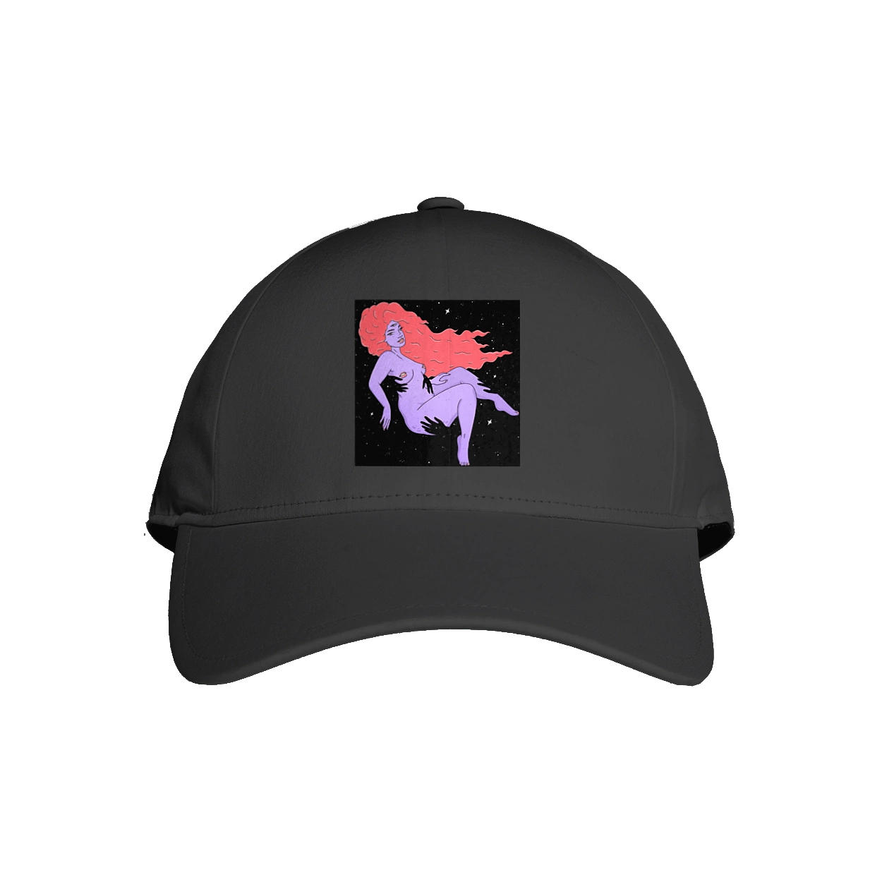 Фіолетова Дівчина В Чорній Дирі