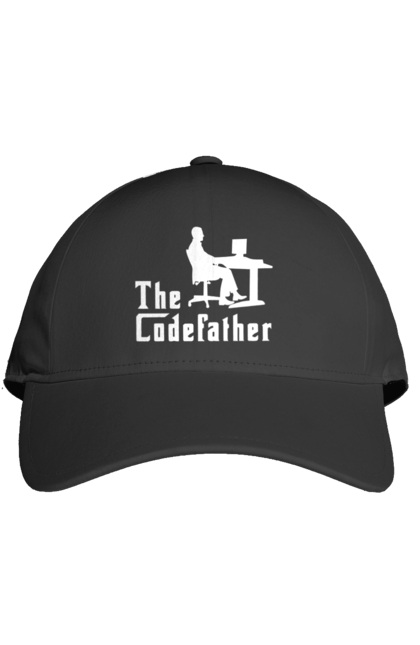 Кепка з принтом "Батько коду". Айті, айтішник, батько коду, для айтішника, для програміста, подарунок айтішнику, подарунок програмісту, програміст, розробник. 2070702