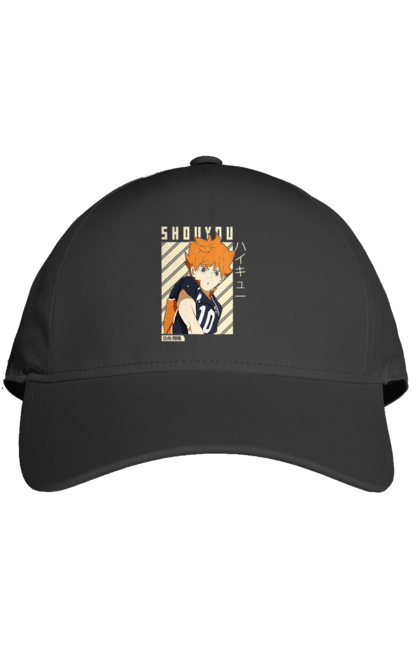 Кепка з принтом "Волейбол!! Хіната". Anime, haikyu, hinata, manga, shoyo hinata, аніме, волейбол, манга, хіната, шьо хіната. 2070702