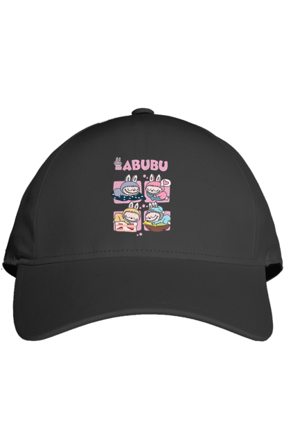 Кепка з принтом "Сон Labubu". Labubu, weird cute, іграшки, лабубу. 2070702