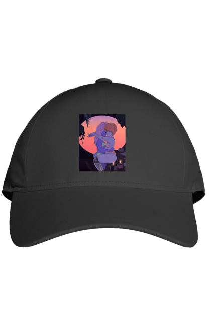 Кепка з принтом "Фіолетові Дівчата Обіймаються". Захід, обійми. 2070702